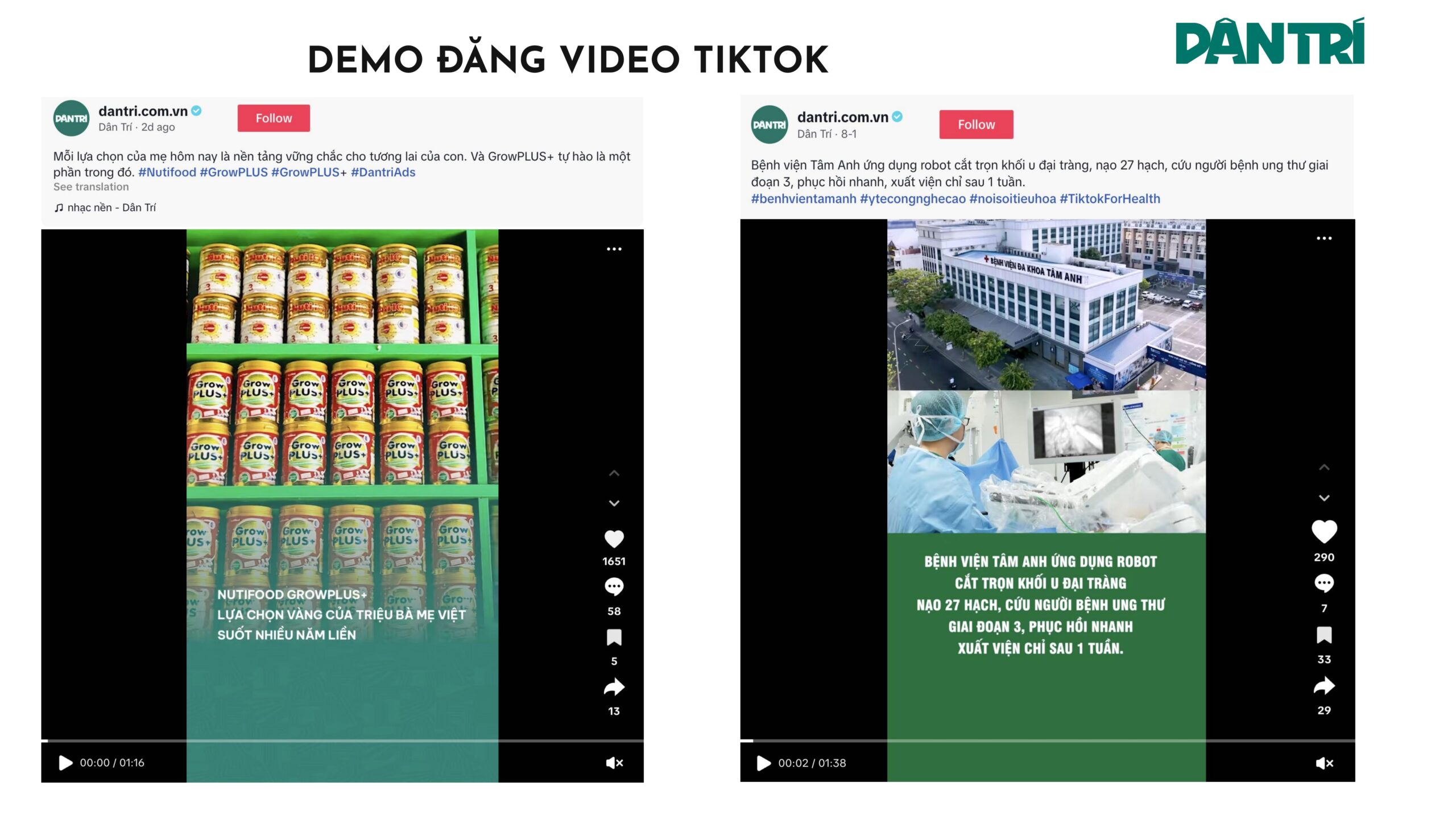 Đăng Video TikTok