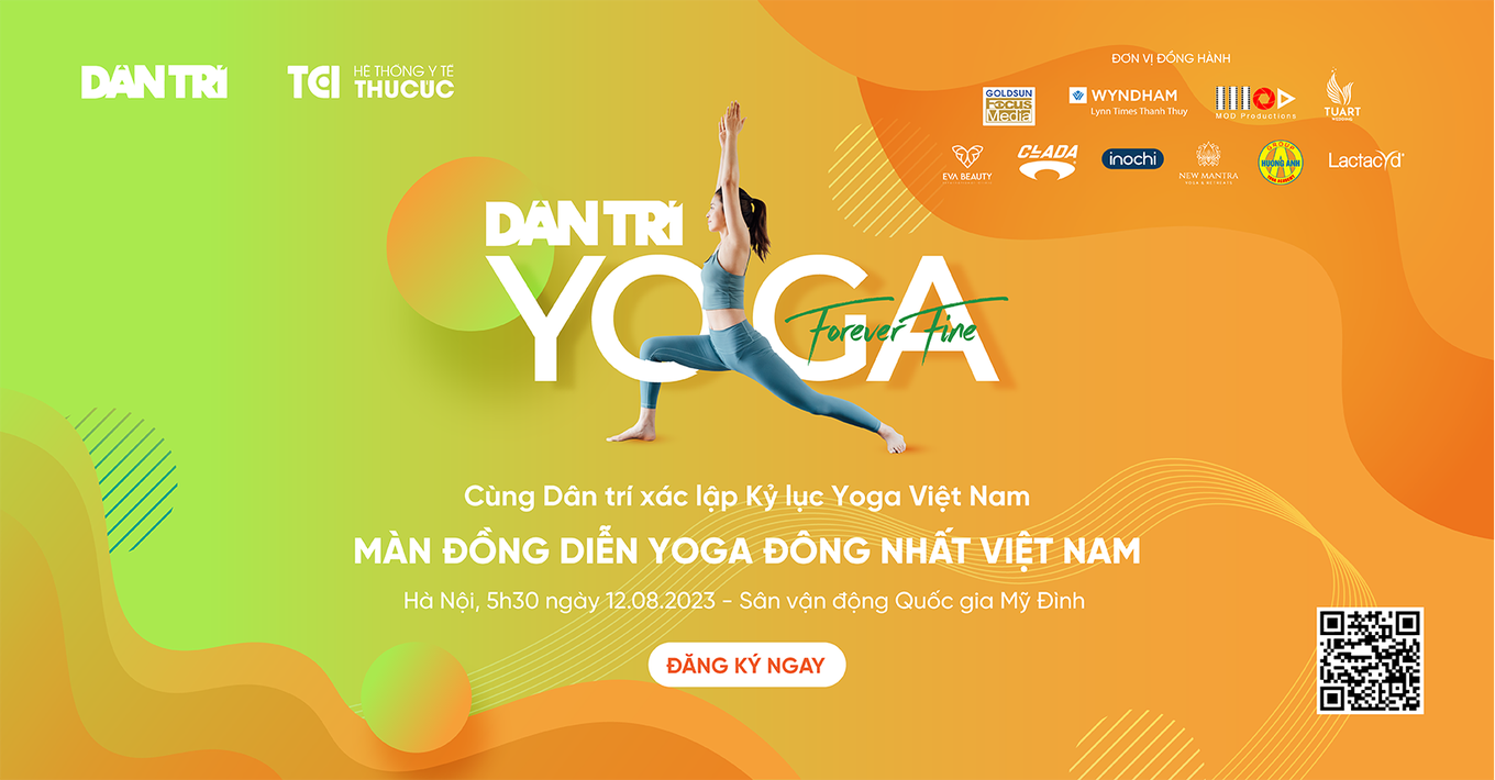 Cùng Dân trí xác lập Kỷ lục Yoga Việt Nam