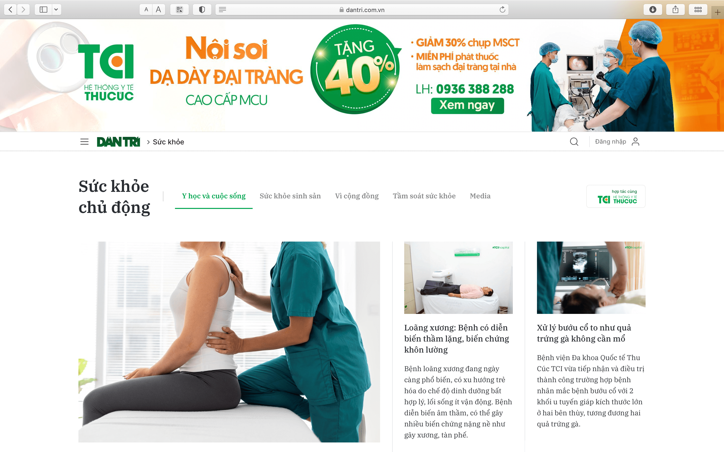 Chuyên mục Y học và cuộc sống