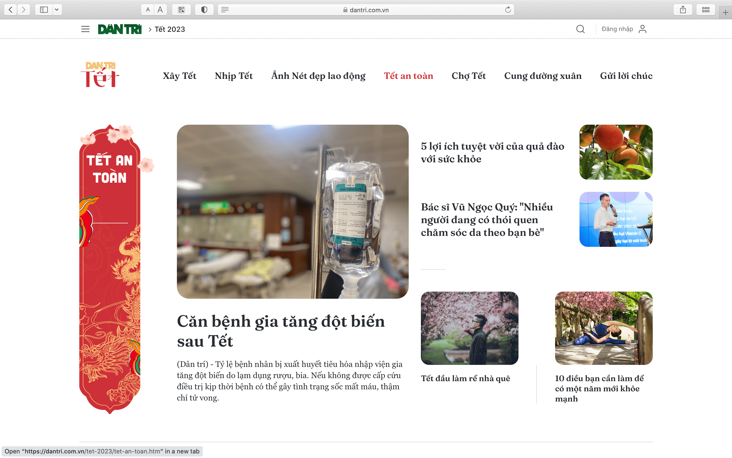 Chuyên mục Tết an Toàn