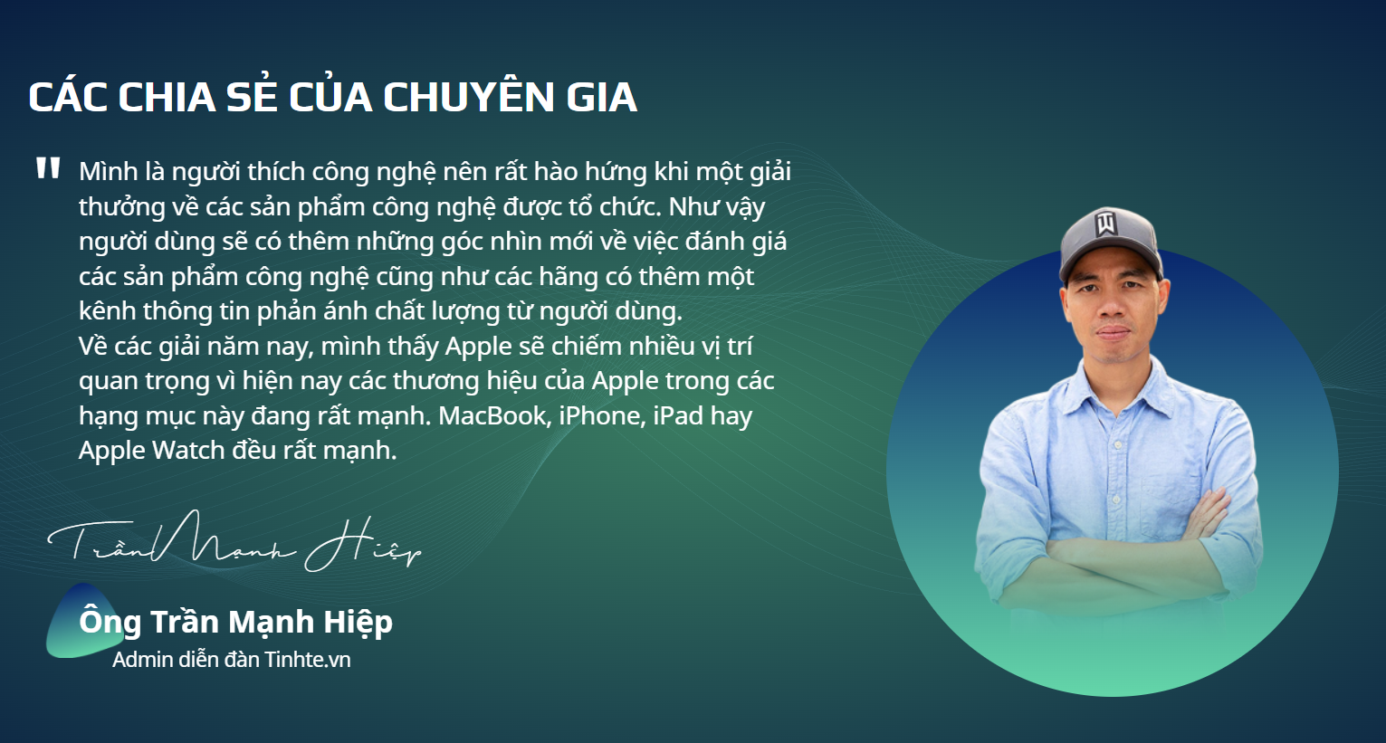 Chuyên gia chia sẻ tại Tech Choice Awards 2021