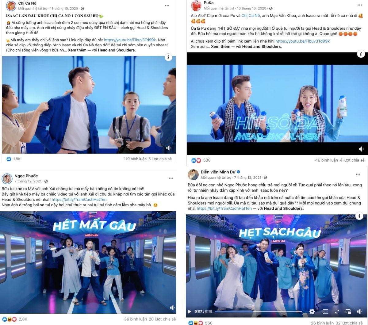  Head & Shoulders: Khai thác sức mạnh của tên gọi để tăng cường nhận biết thương hiệu