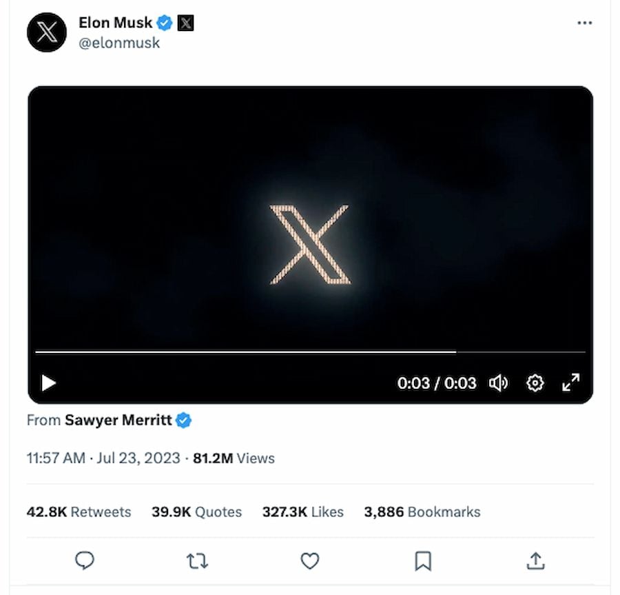  Twitter đổi thương hiệu thành X: Elon Musk hướng đến "ứng dụng cho mọi thứ"