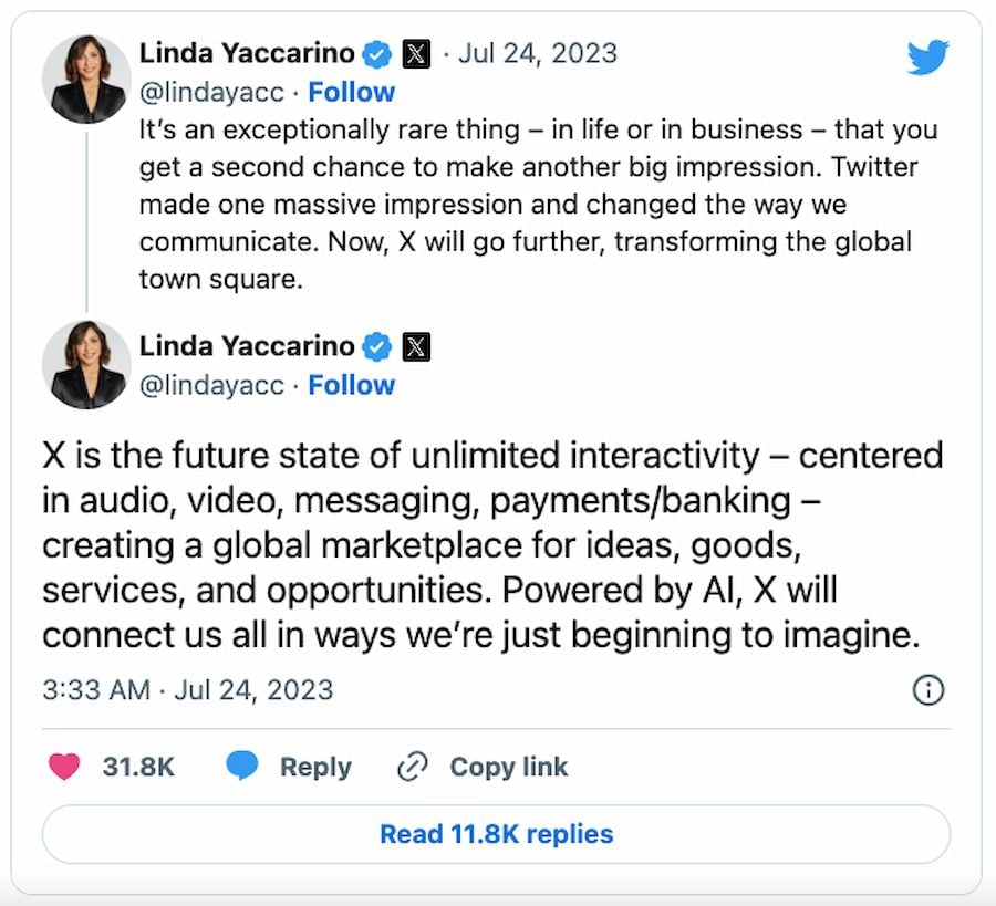  Twitter đổi thương hiệu thành X: Elon Musk hướng đến "ứng dụng cho mọi thứ"