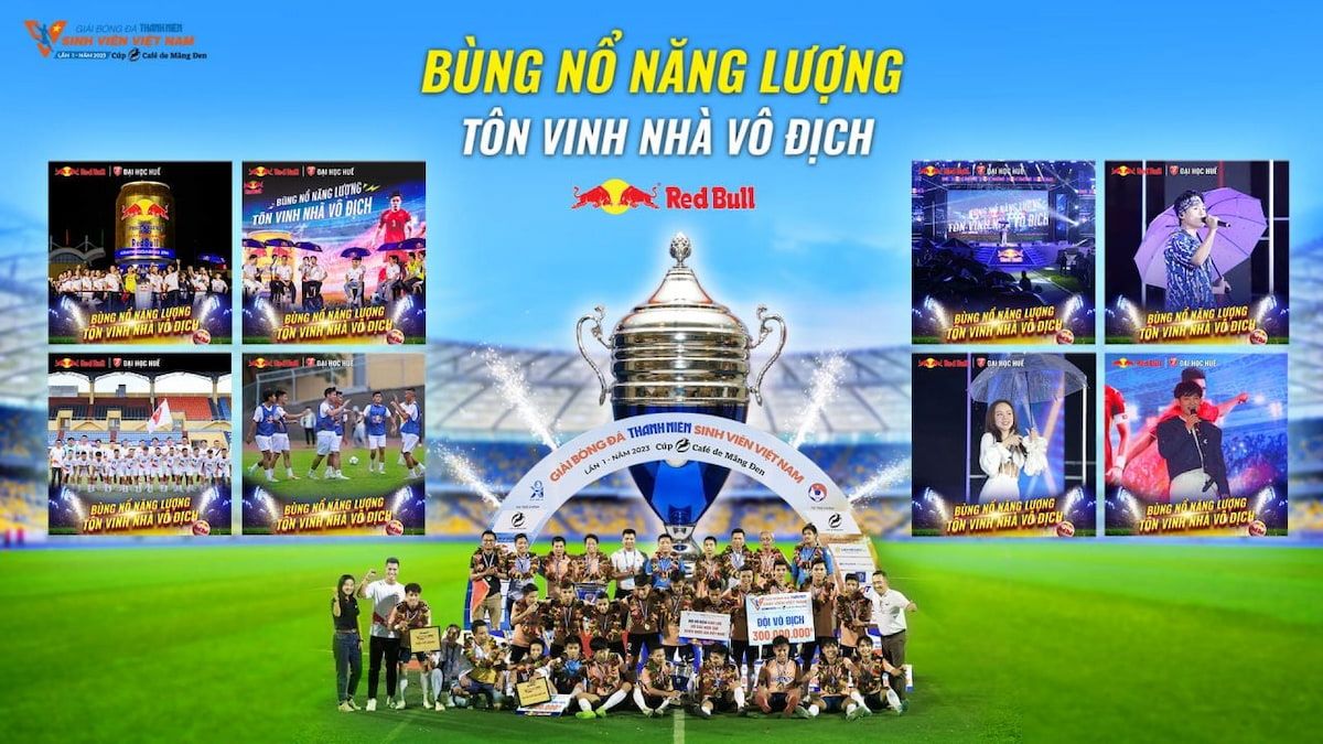  Chiến lược thành công của Red Bull trong Giải bóng đá sinh viên