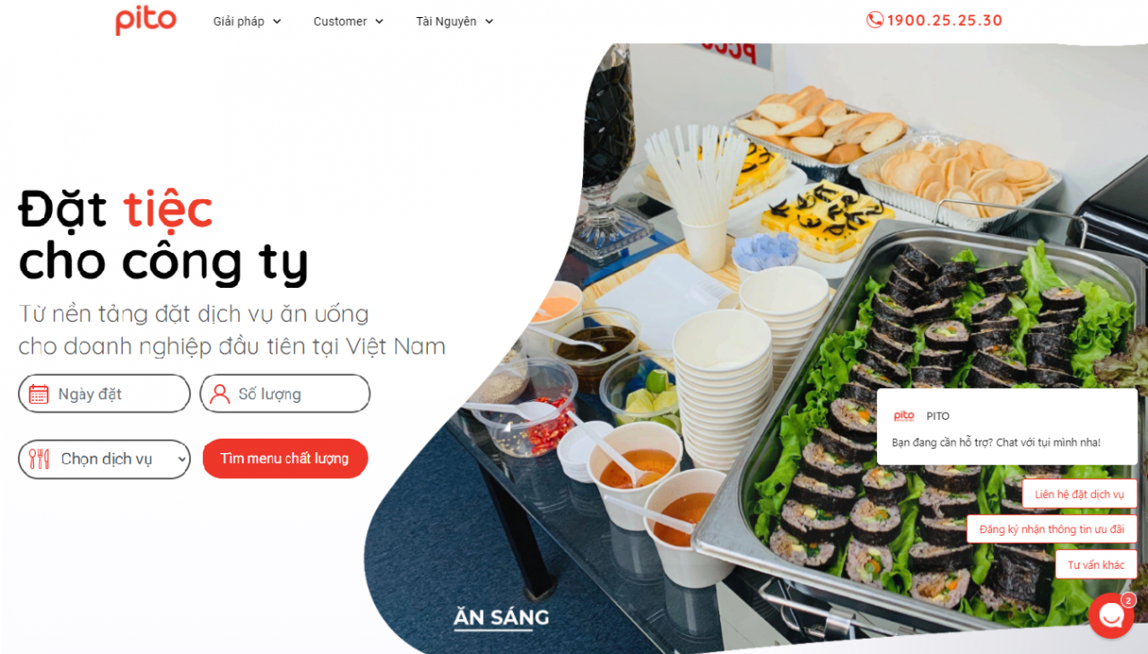 PITO: Nền Tảng Công Nghệ Đặt Dịch Vụ Ăn Uống Tận Nơi Cho Doanh Nghiệp