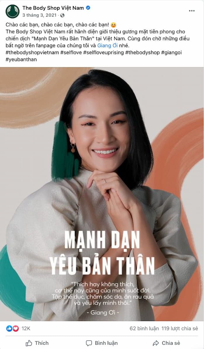 The Body Shop: Tiền phong trong kinh doanh bền vững