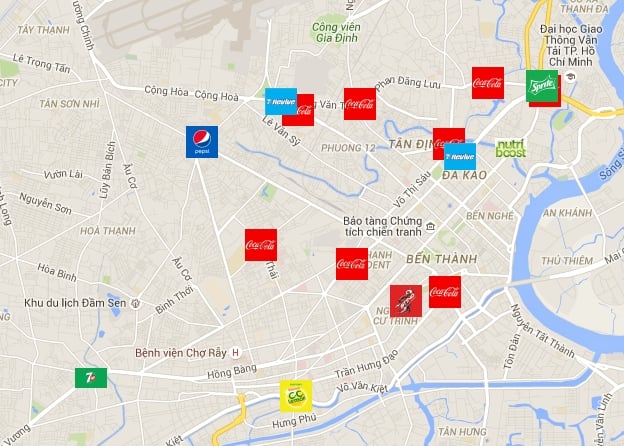  Chiến lược Billboard Quảng cáo của Coca-Cola và Pepsi tại Hồ Chí Minh