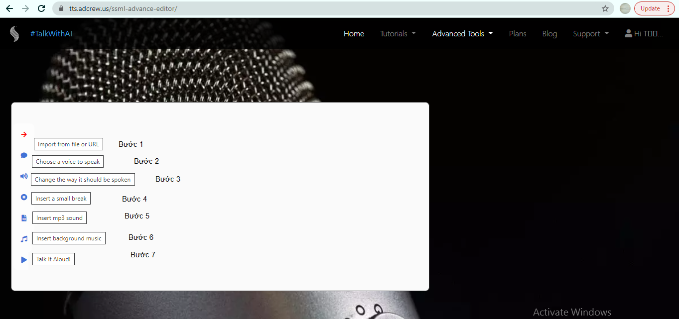  Tận dụng Nền tảng AdCrew's Talk With AI để Tạo Kênh Podcast Chất lượng cao với Giọng đọc Tự nhiên