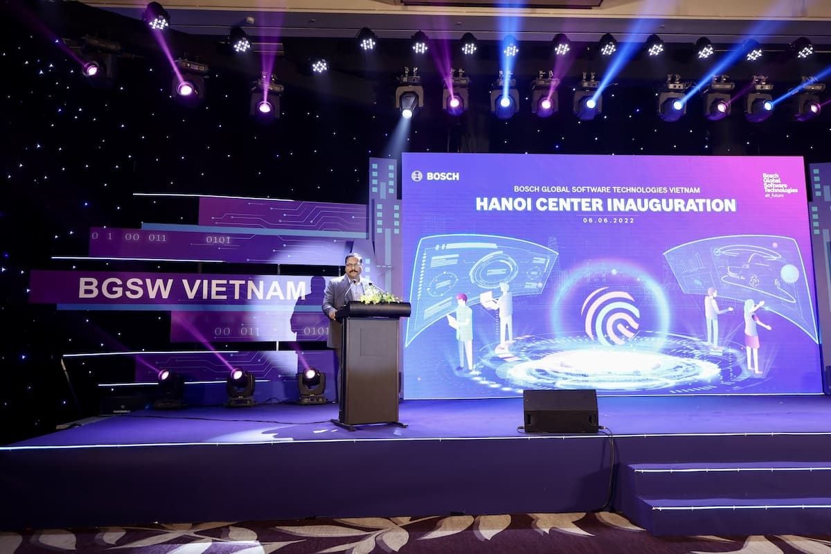  Bosch Global Software Technologies (BGSW) Mở rộng Hoạt động tại Việt Nam với Trung Tâm Phần Mềm Mới tại Hà Nội