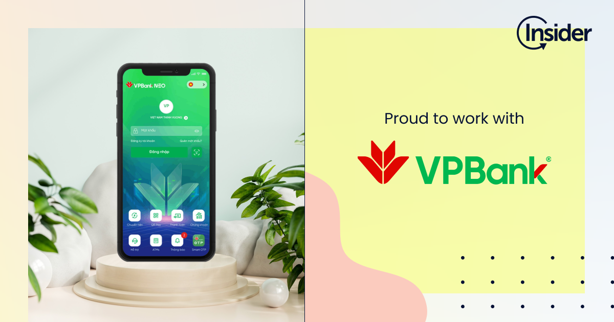  VPBank hợp tác với Insider để nâng cao trải nghiệm người dùng trong thời đại công nghệ 4.0