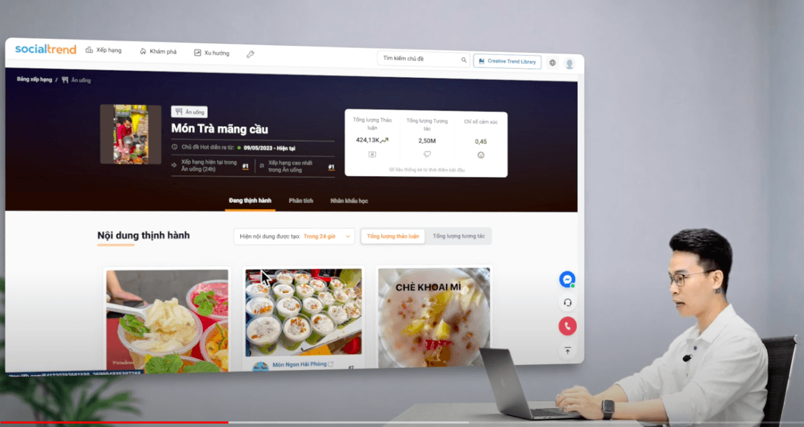 Nắm bắt xu hướng mạng xã hội hiệu quả với SocialTrend
