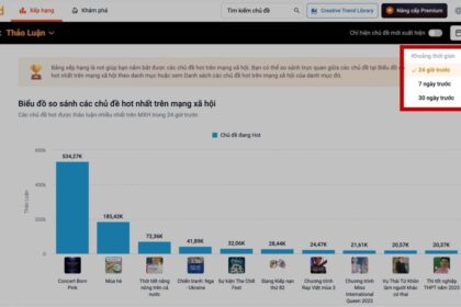 Nắm bắt xu hướng mạng xã hội hiệu quả với SocialTrend