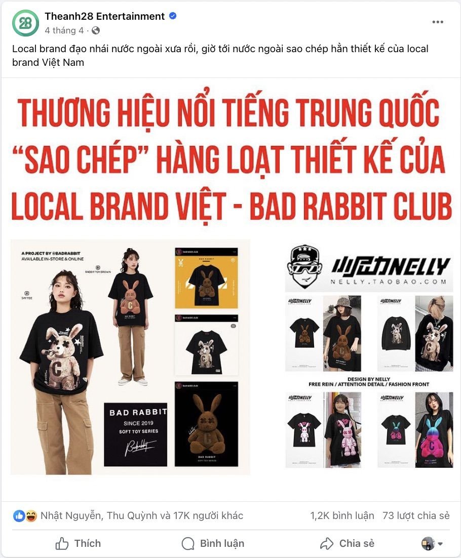              Bad Habits và Bad Rabbit: Hai thương hiệu thời trang, hai phong cách đối lập            