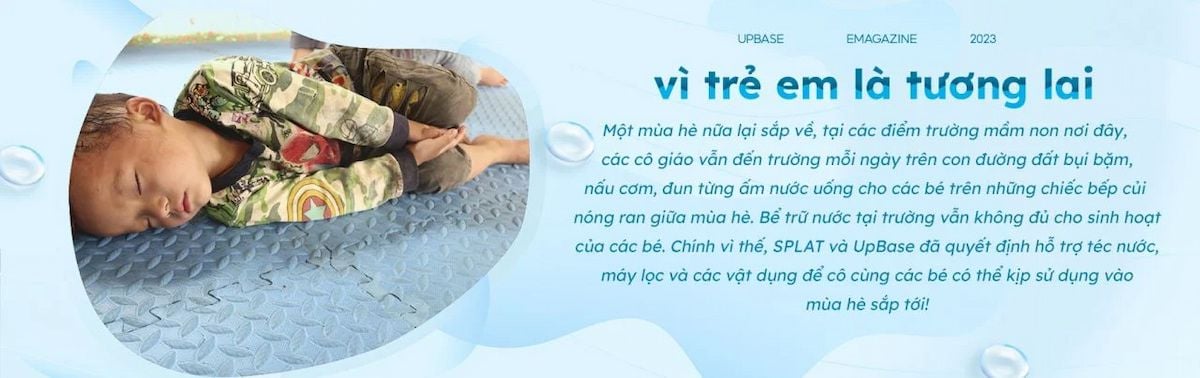  Hành trình "Một máy lọc nước - Vạn giọt yêu thương" mang nước sạch đến trẻ em vùng cao