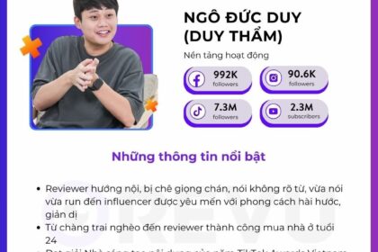 Hành trình truyền cảm hứng của Duy Thẩm: Từ chàng sinh viên đam mê công nghệ đến reviewer số một Việt Nam