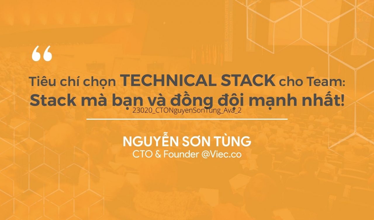  Hành trình của Nguyễn Sơn Tùng: Từ Manager Tiki đến Founder/CTO Việc.Co