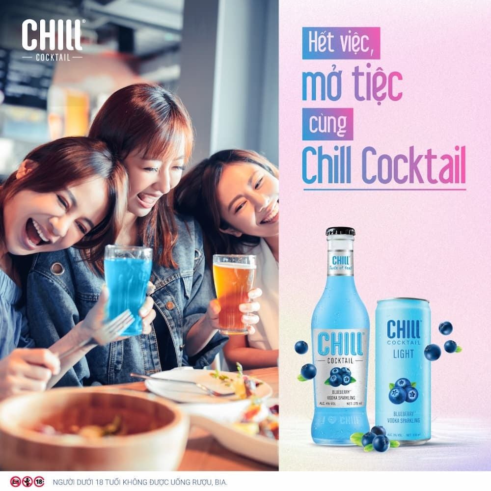  Chill Cocktail: Đổi mới sáng tạo trong thị trường thức uống có cồn