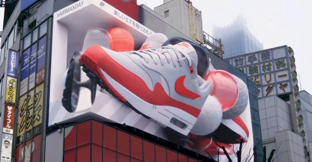  Chiến dịch OOH 3D của Nike: Tôn vinh Air Max Day với công nghệ tiên tiến