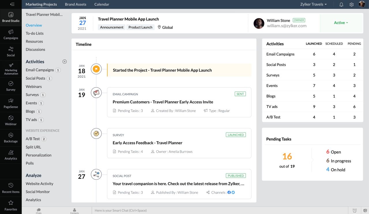  Nền tảng Zoho Marketing Plus: Giải pháp toàn diện cho chiến lược Marketing hiện đại
