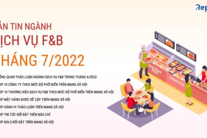 Báo cáo ngành dịch vụ F&B tháng 7/2022: Biến động thị trường, thách thức và cơ hội