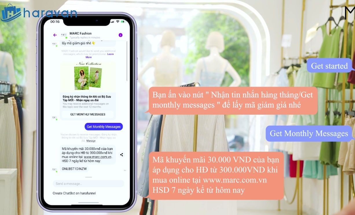              Nâng tầm trải nghiệm khách hàng của MARC Fashion với công nghệ Haravan            