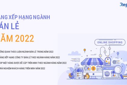 Bảng xếp hạng ngành bán lẻ Việt Nam năm 2022 qua lăng kính Social Listening