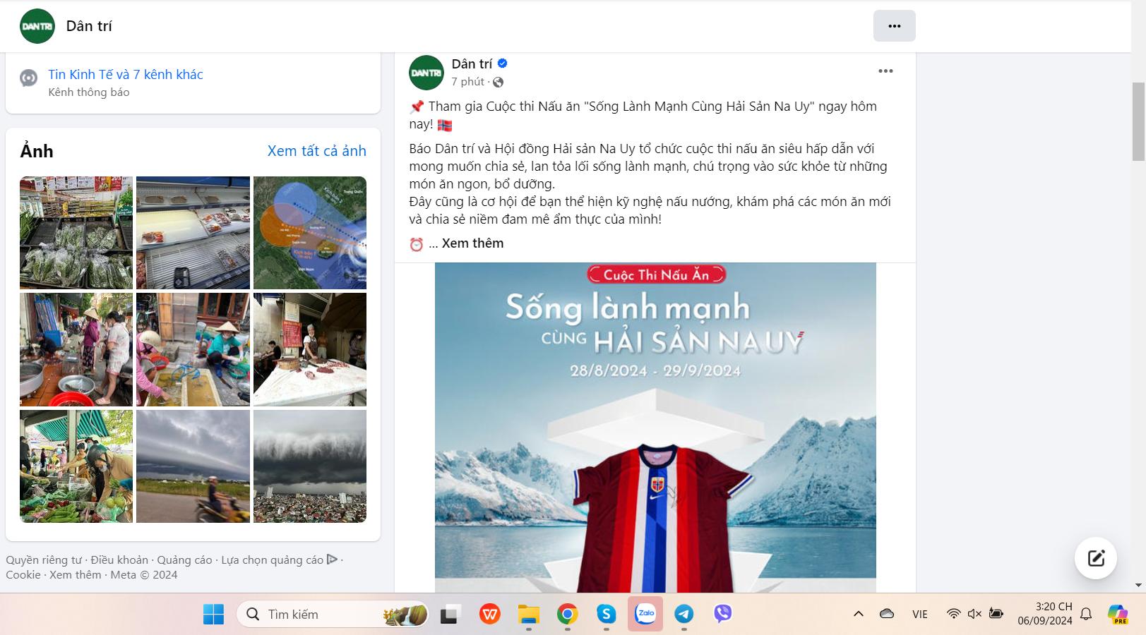 Cuộc thi nấu ăn: Sống lành mạnh cùng hải sản Na Uy