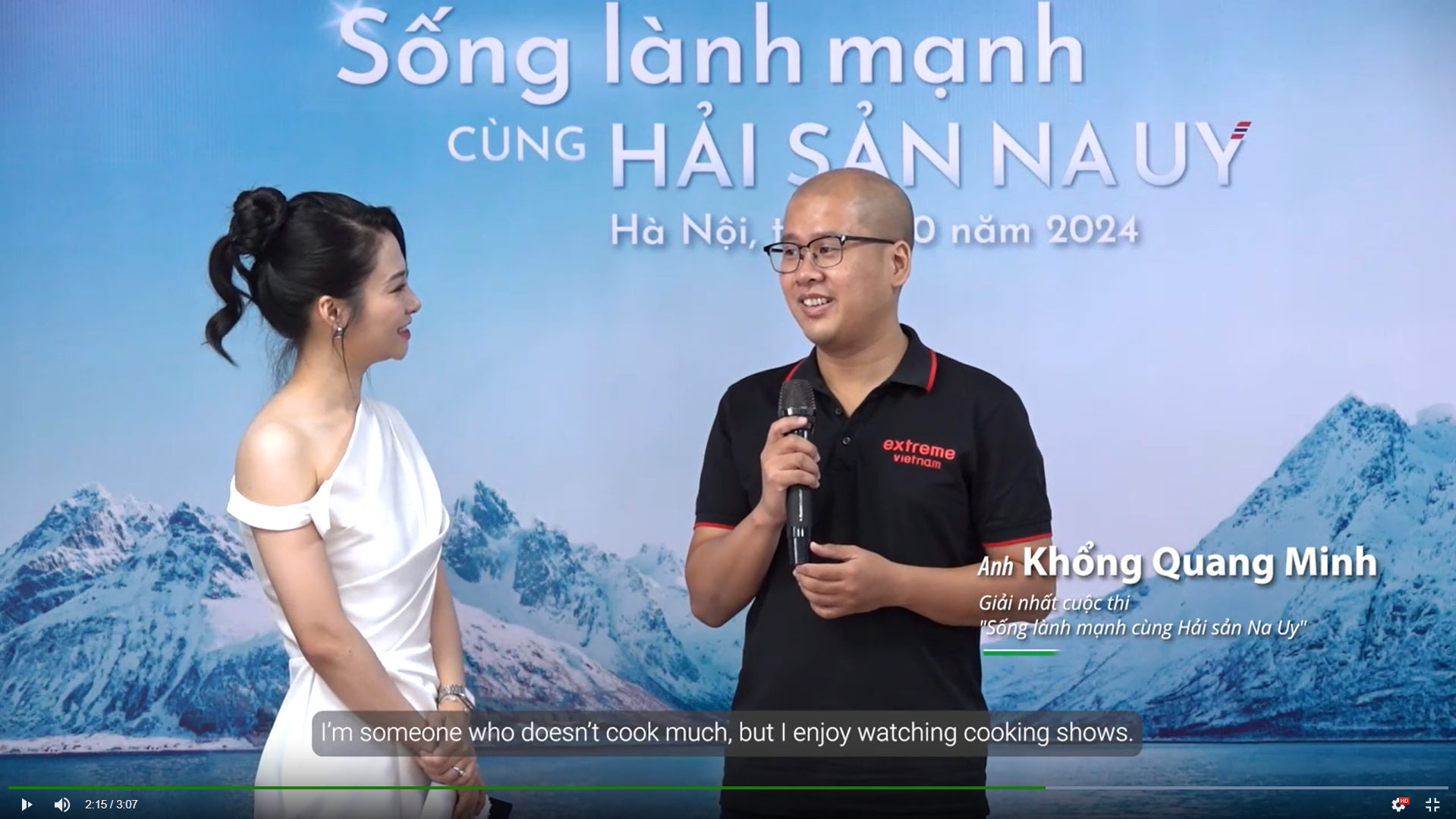 Cuộc thi nấu ăn: Sống lành mạnh cùng hải sản Na Uy