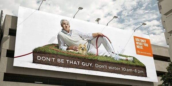  Chiến dịch Tiết kiệm Nước Đổi mới của Denver Water: "Chỉ sử dụng những gì bạn cần"