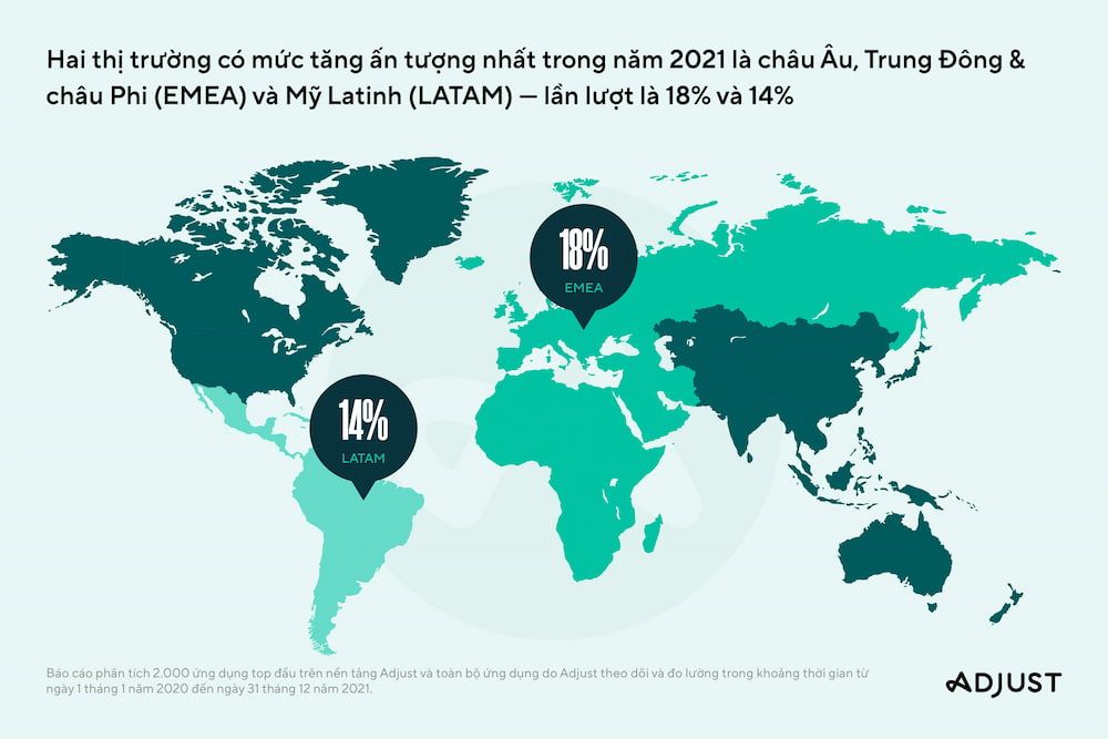  Xu hướng Ứng dụng Di động năm 2021: Tăng trưởng Mạnh mẽ và Tác động của ATT