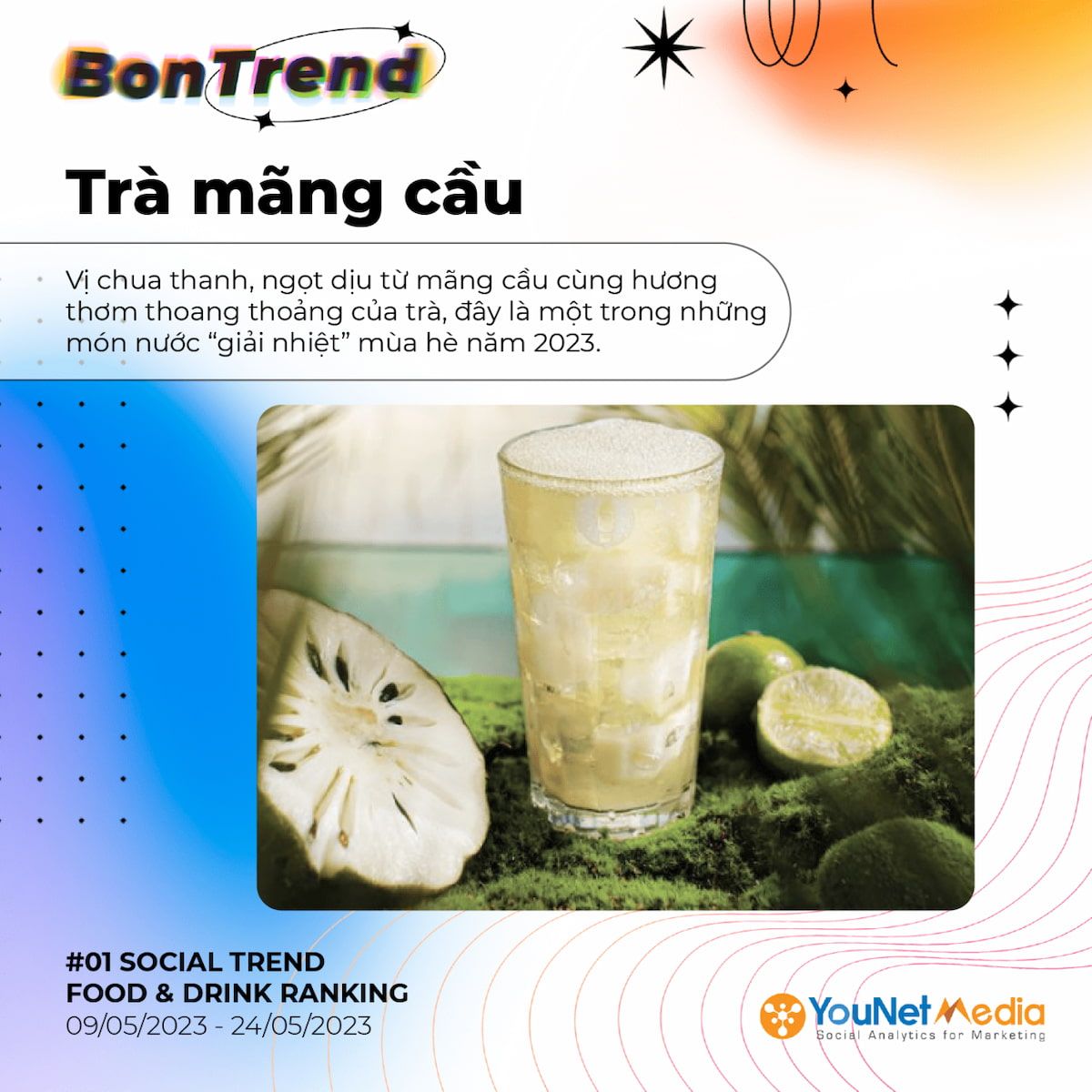  Trà mãng cầu: Xu hướng ẩm thực bùng nổ trên mạng xã hội