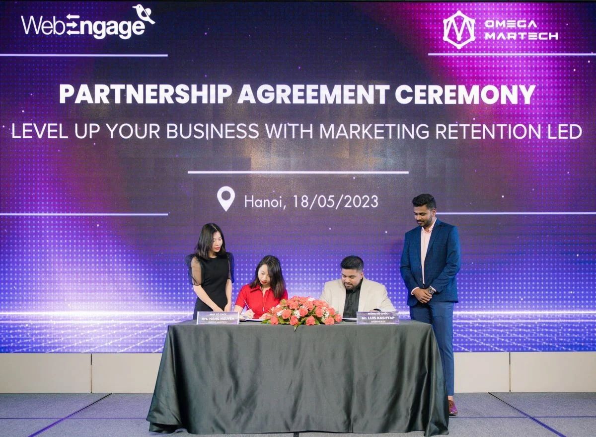  Hợp tác giữa Omega Martech và WebEngage: Nâng tầm Chuyển đổi Kỹ thuật số cho Doanh nghiệp Việt